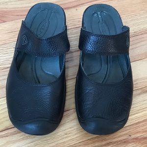 Keen leather slides Black 8/ EU 38.5